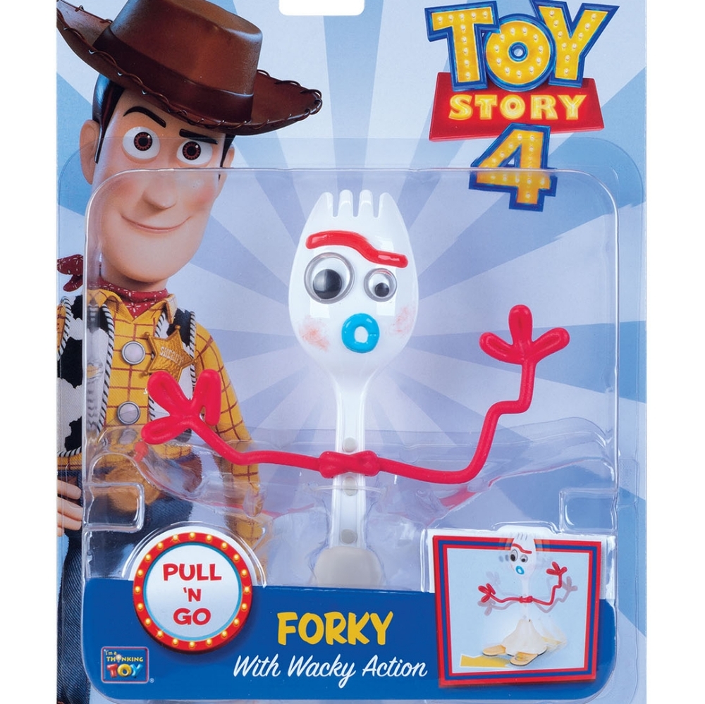 Nwt Toy Story Pull ‘N Go Forky  Collectible
